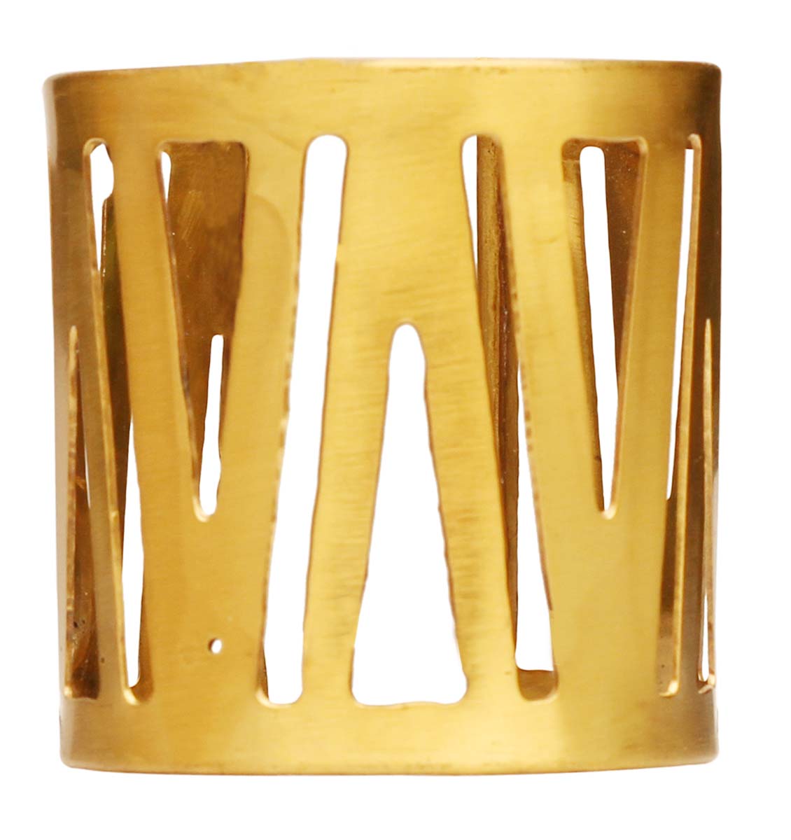 2.5” Brass Cuff Bracelet with Dimensional Cut Work - Antique-Look Accessories / Jewelry / Gifts for Her - Buy in Bulk Wholesale